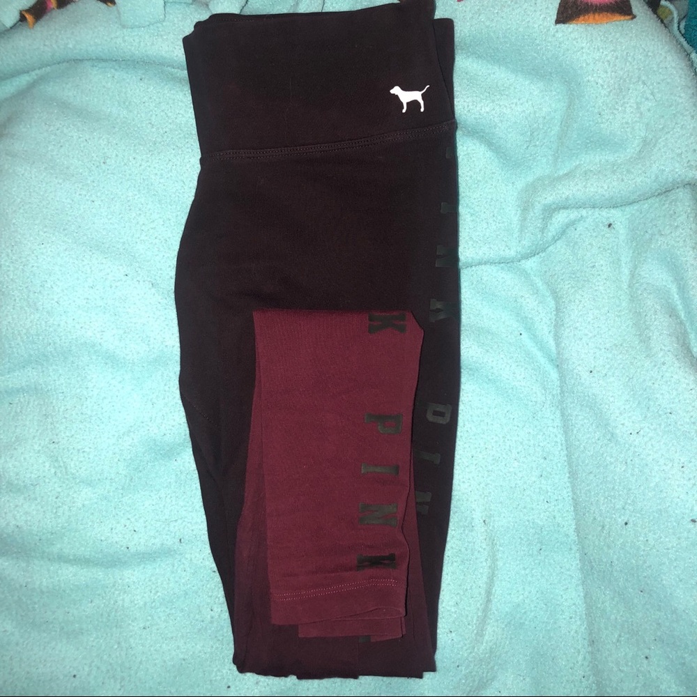Vs pink ombré leggings xs